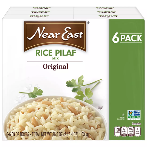 Near East Rice Pilaf. 6 ct. 6.09 oz.