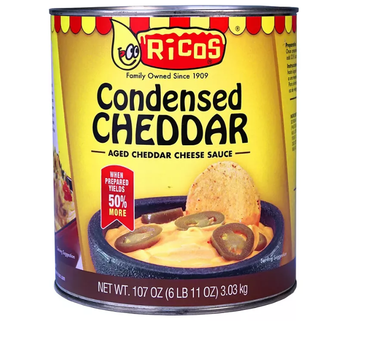 Ricos Nacho Cheese Sauce, 140oz, 4ct