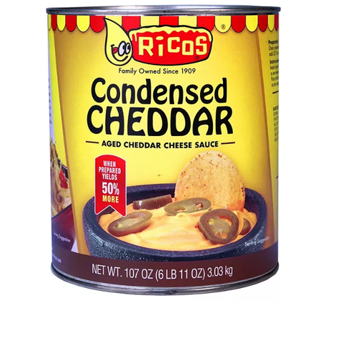 Ricos Condensed Cheddar Cheese Sauce (107 oz.)