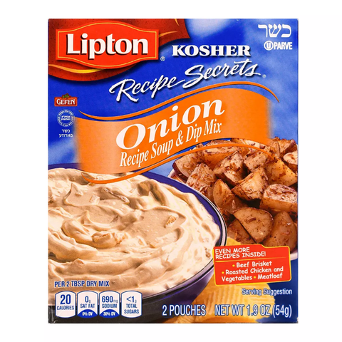 Lipton Kosher Onion Soup & Dip Mix. 4 pk. 7.6 oz.