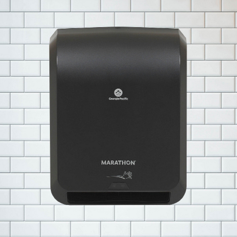 Marathon Automated Paper Towel Dispenser. Black