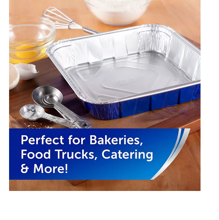 Reynolds Kitchens Aluminum 8 x 8 Cake Pans with Lids (12 ct.) – Openbax
