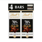 Lindt Excellence 70% Cocoa Dark Chocolate Bars. 4 ct.