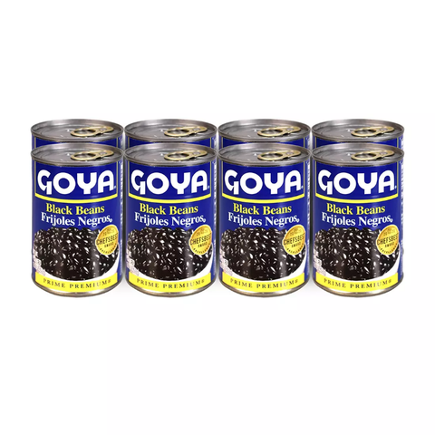 Goya Black Beans. 8 pk. 15.5 oz.