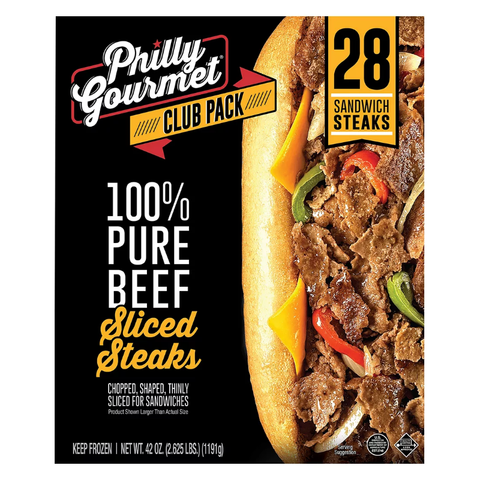 Philly Gourmet Shaved Steak. 42 oz.