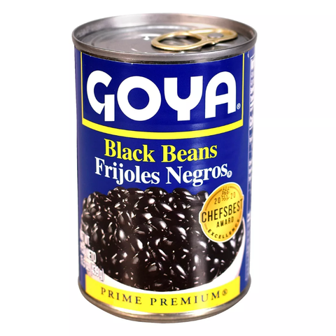 Goya Black Beans. 8 pk. 15.5 oz.