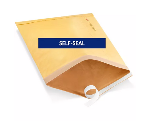 Uline Gold Self-Seal Padded Mailers #6 - 12 1⁄2 x 19" (QTY./CASE 50)