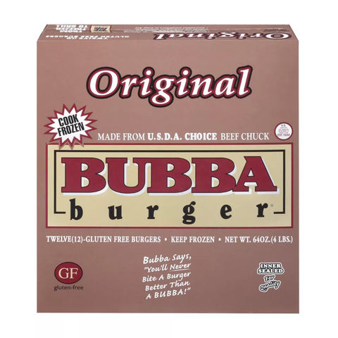 Original BUBBA Burger. 12 pk. 5.3 oz.