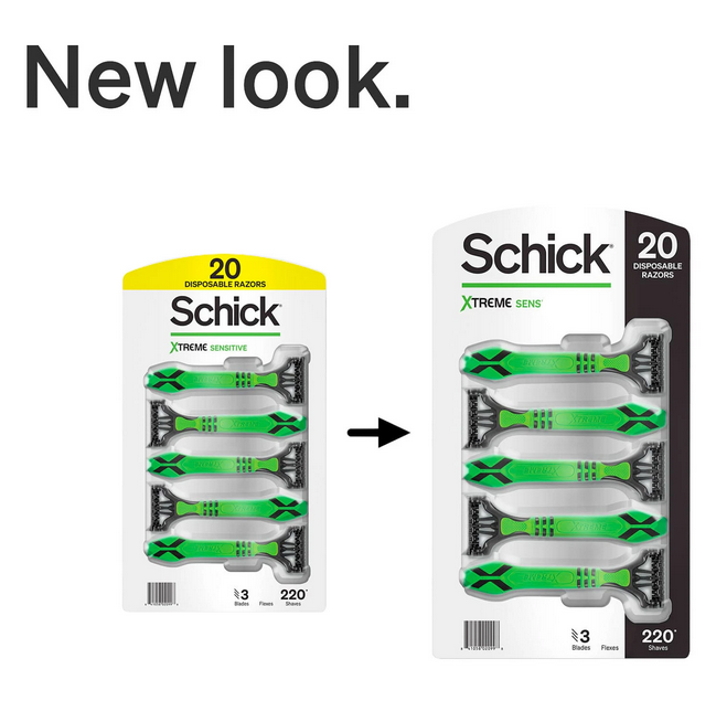 Schick Xtreme 3 Disposable Razors for Men (20 ct.)