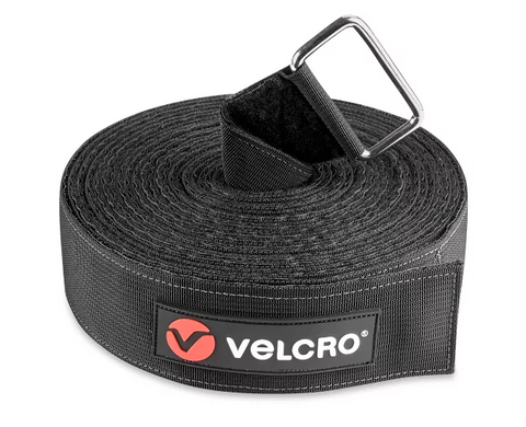 Jumbo Velcro® Brand Strap - Heavy Duty, 2" x 23', Black
