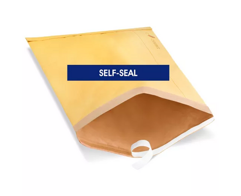 Uline Gold Self-Seal Padded Mailers #7 - 14 1⁄4 x 20" (QTY./CASE 50)