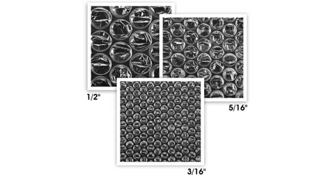 Economy Bubble Roll - 12" x 250', 1⁄2", Perforated