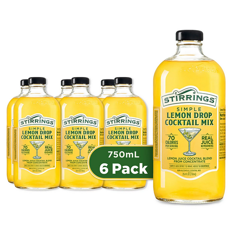 Stirrings Lemon Drop Mix (750 ml bottle 6 pk.)