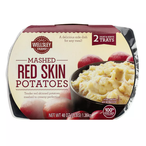 Wellsley Farms Red Skin Mashed Potatoes. 2 pk. 24 oz.