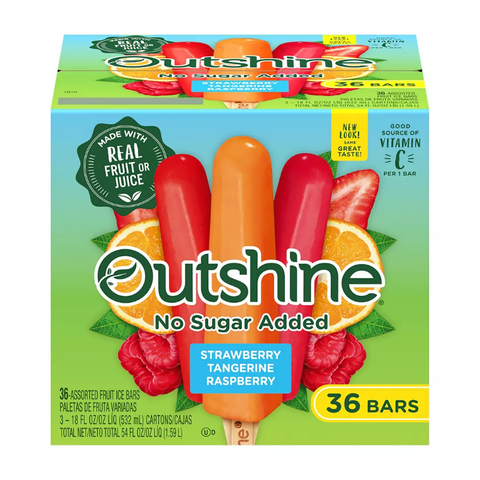 Outshine Fruit Bars Variety Pack. 36 ct.