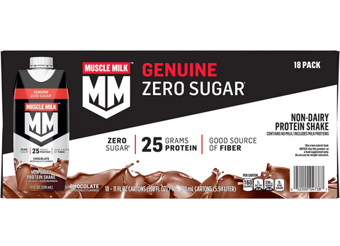 Muscle Milk Genuine Protein Shake. Chocolate (11 fl. oz. 18 pk.)