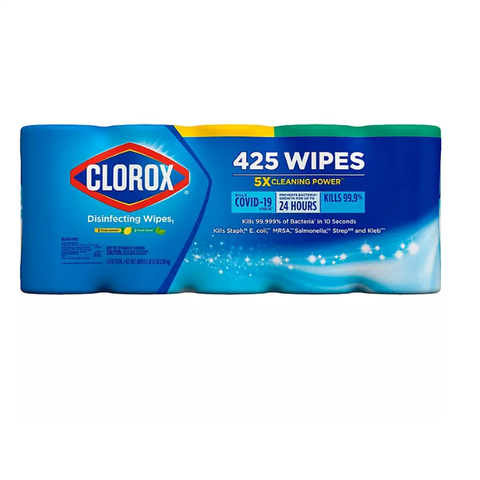 Clorox Disinfecting Bleach-Free Cleaning Wipes, Variety Pack (85 wipes/pk. 5 pk.)