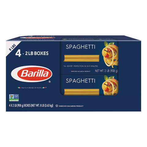 Barilla Spaghetti. 4 ct. 32 oz.