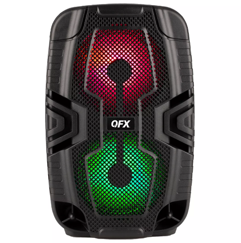 QFX 2" x 6.5" Rechargeable Bluetooth Speaker with Microphone