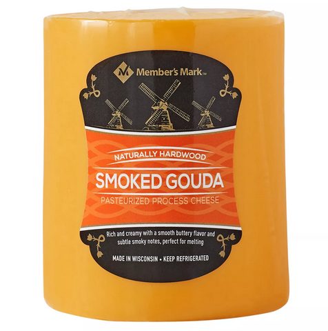 Member's Mark Naturally Hardwood Smoked Gouda Pasteurized Process Cheese (priced per pound)