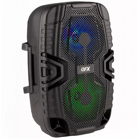 QFX 2" x 6.5" Rechargeable Bluetooth Speaker with Microphone