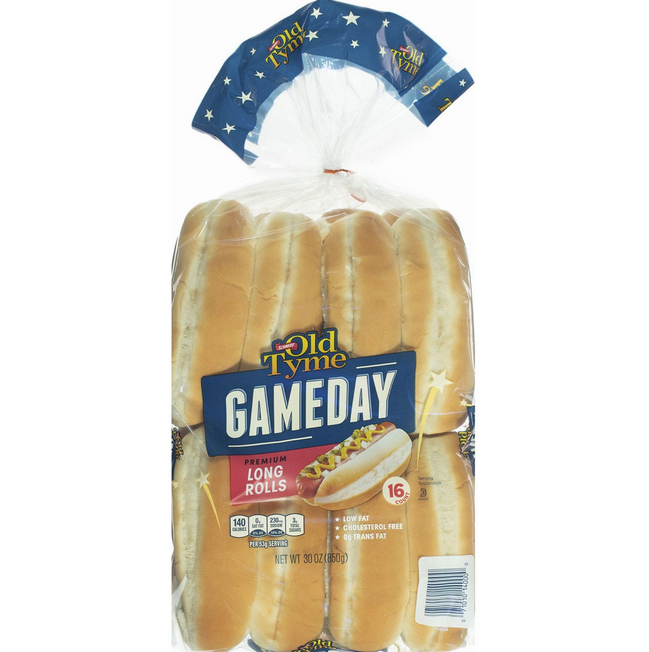 Old Tyme GameDay Long Rolls (30 oz. 16 ct.)