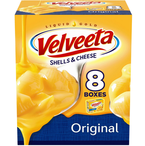 Velveeta Shells and Cheese Original Mac and Cheese Meal (12 oz. 8 pk.)