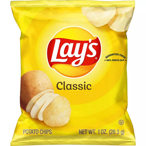 Lay's Classic Potato Chips. 50 pk. 1 oz.