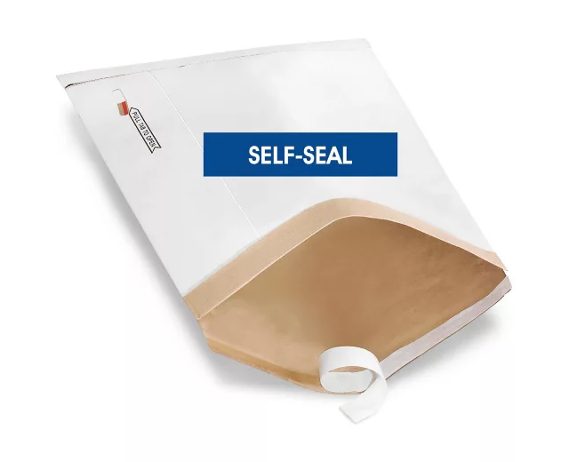 Uline White Self-Seal Padded Mailers #5 - 10 1⁄2 x 16" (QTY./CASE 100)