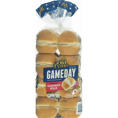 Old Tyme GameDay Sandwich Rolls (30 oz. 16 ct.)