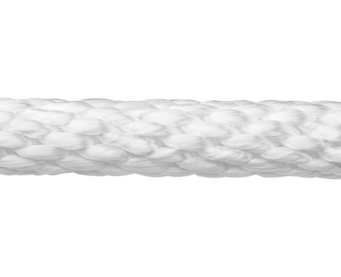 Solid Braided Nylon Rope - 5⁄8" x 500', White