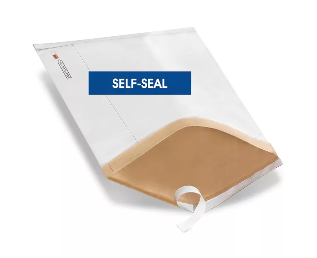 Uline White Self-Seal Padded Mailers #6 - 12 1⁄2 x 19" (QTY./CASE 50)