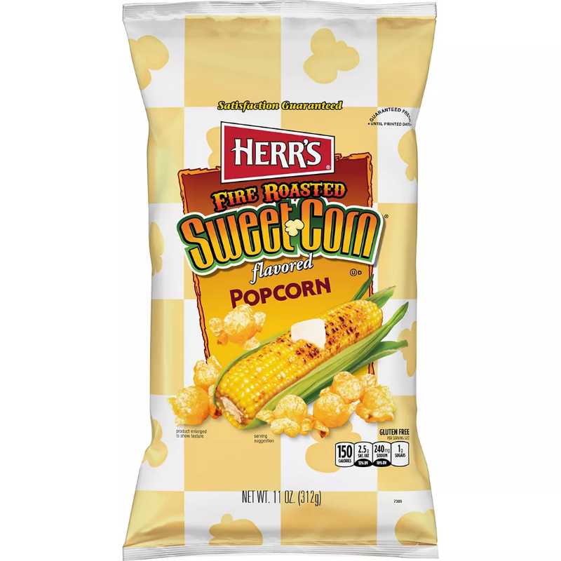 Herrs Sweet Corn Popcorn 11 Oz Openbax 9744