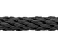 Solid Braided Nylon Rope - 1⁄4" x 500', Black