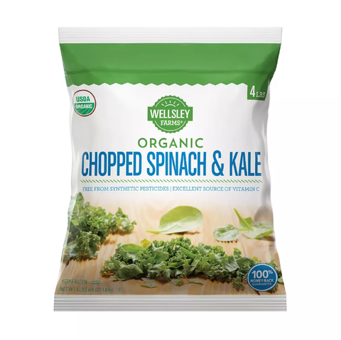 Wellsley Farms Organic Spinach Kale Blend. 4 lbs.