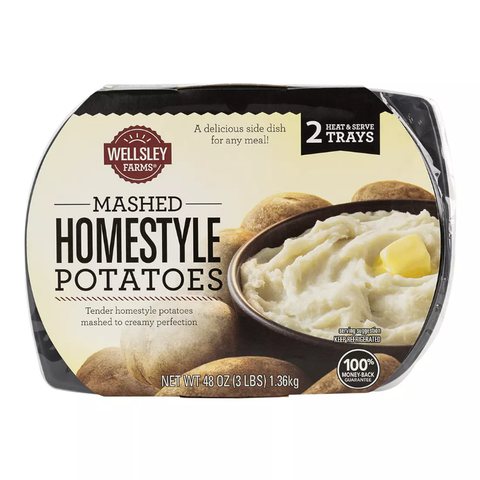 Wellsley Farms Homestyle Mashed Potatoes. 2 pk. 24 oz.