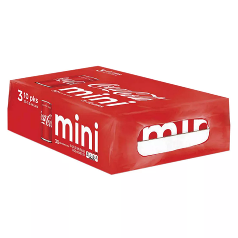 Coca-Cola Mini. 30 pk. 7.5 oz. cans