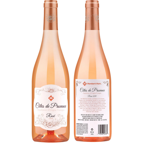 Member's Mark Cote de Provence Rosé (750 ml bottle 12 pk.)