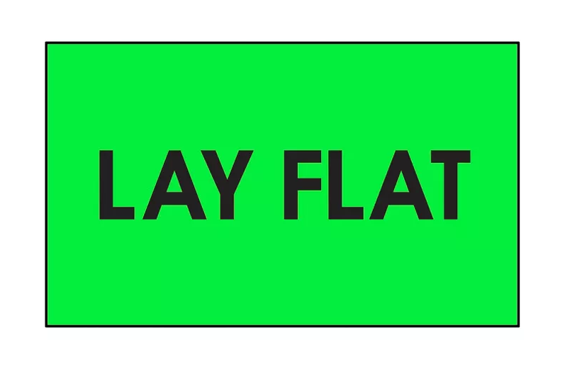 "Lay Flat" Label - 3 x 5"