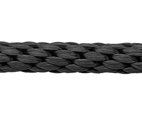 Solid Braided Nylon Rope - 3⁄8" x 500', Black