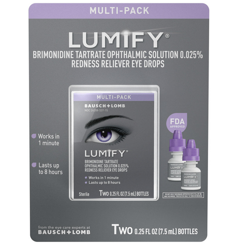 Lumify Redness Reliever Eye Drops (.25 fl. oz. 2 pk.)