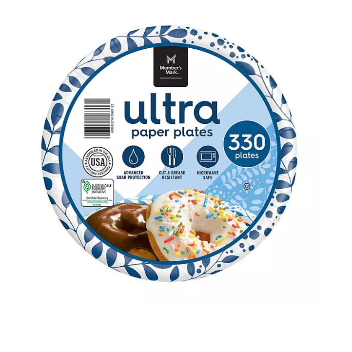 Snack paper deals plates