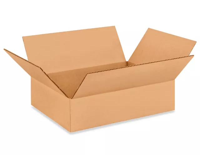 12 x 9 x 3" Lightweight 32 ECT Corrugated Boxes