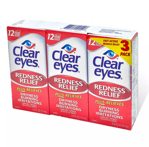 Clear Eyes Eye Drops (0.5 oz. 3 pk.)