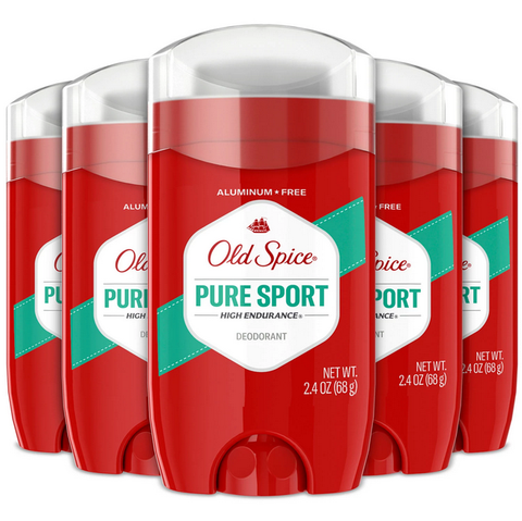 Old Spice High Endurance Deodorant for Men Aluminum Free. 48 Hour Protection. Original Scent (2.4 oz.. 5 pk.)