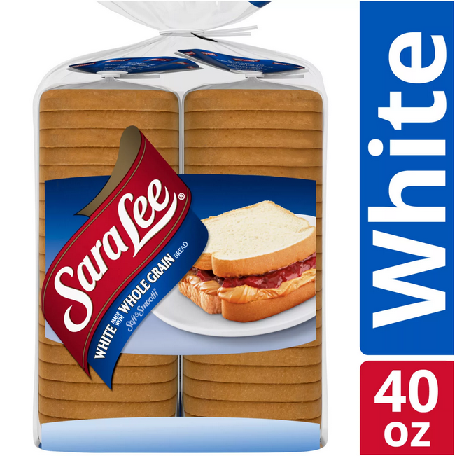 Sara Lee Soft & Smooth Whole Grain White Bread (20 oz. 2 pk.)