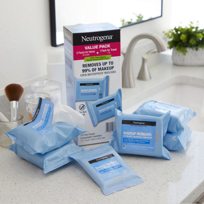 Neutrogena Makeup Remover Cleansing Towelettes and Face Wipes (132 ct.)