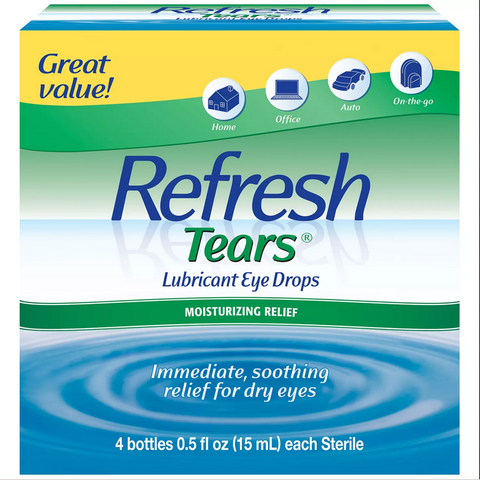 Refresh Tears Lubricant Eye Drops Multi-Pack (4 ct.)