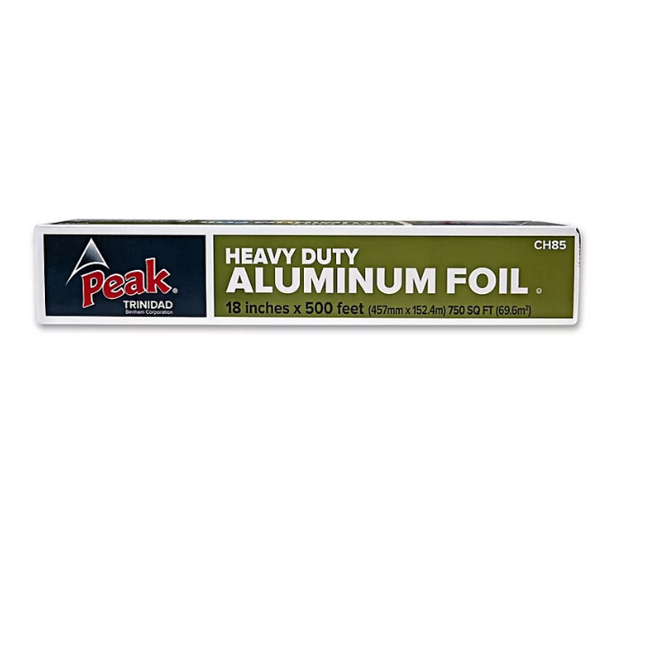 Peak 18 Heavy Duty Foodservice Aluminum Foil (750 sq. ft.) – Openbax