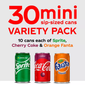 Coca-Cola Mini Cans Variety Pack. 30 pk.